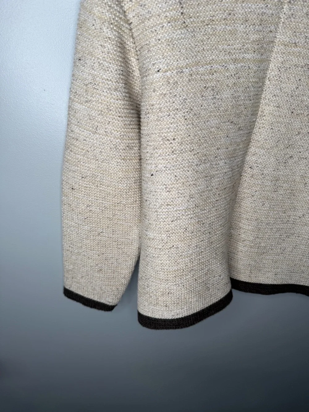 Isar Tratchten Traditional German Wool Silk Blend Cardigan - Picture 10 of 12